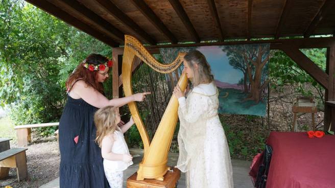 harp lesson